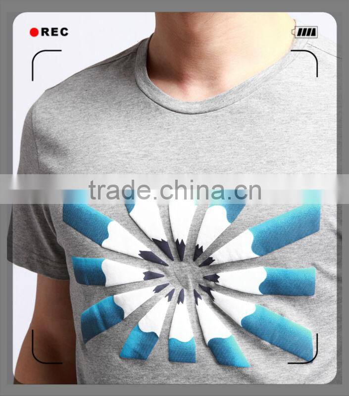Mens cotton jersey short sleeve printed tshirts 201308