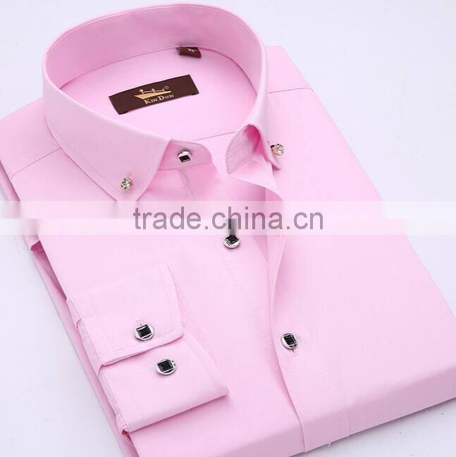 OEM Multi colour Long Sleeve Polyester And Cotton High Quality Blank Latest Shirt Designs For Men