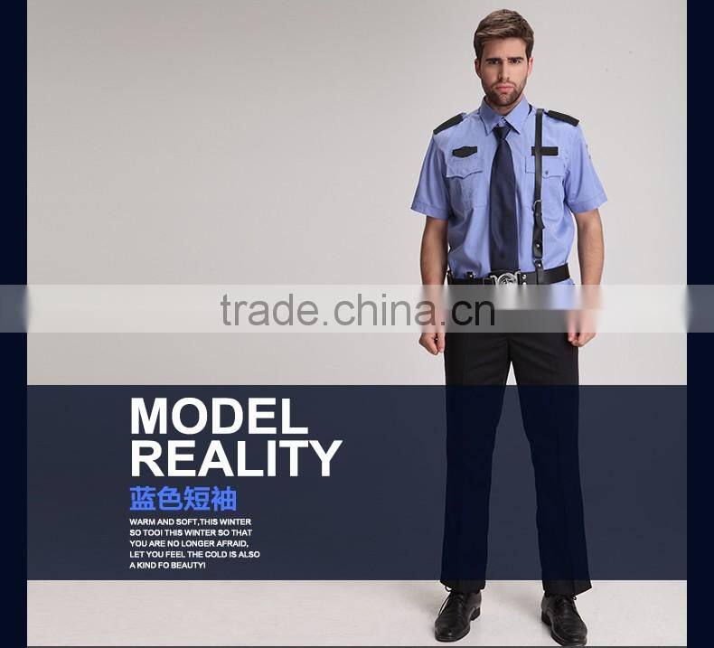 Juqian China Quality Custom Uniform Product Type and OEM Service Supply Mens Security Guards Uniform Shirts