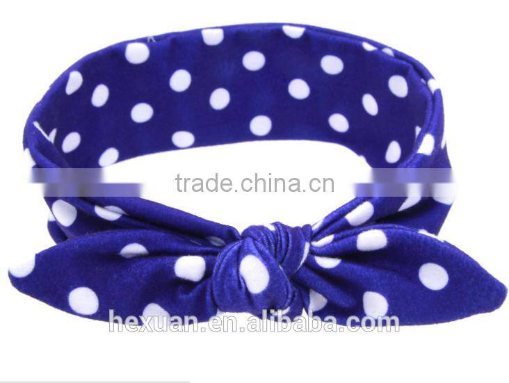 Fashionable Kids Printed Cross Baby Girls Hairband Children Hair Accessories