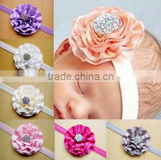 glitter flower baby headband, baby party wear headband