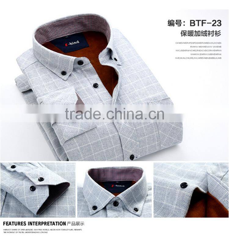 2015 Custom Plaid Flannel Casual Shirt For Men