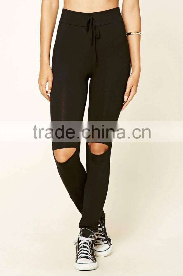 Alibaba Wholesale Female Cotton Black Cheap Tight Jogger Sweatpants