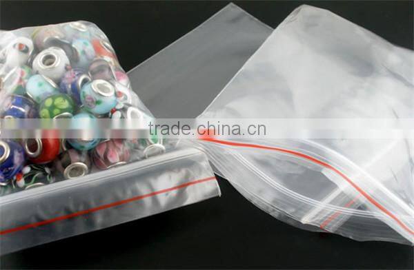 Plastic Zip Lock Bags Rectangle Transparent 6cm x4cm