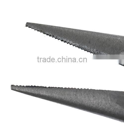 Red & Black Stainless Steel Nose Pliers Jewelry Making Hand Tools