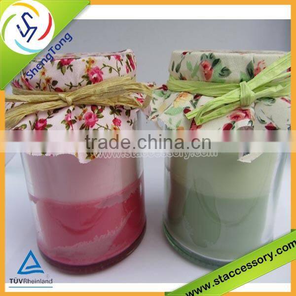 fashion and High quality scented candles in glass jar wholesale hot selling