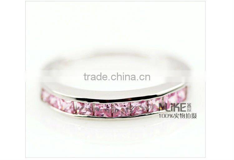 Crystal 925 Sterling silver ring M4003
