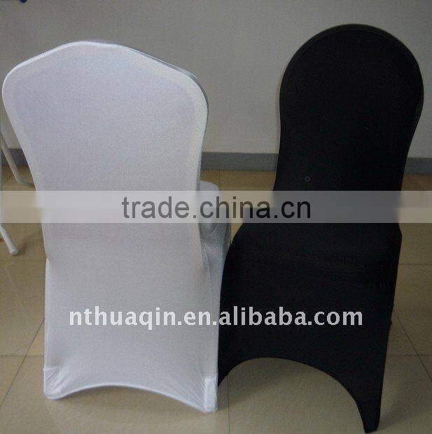 100%polyester jersey stretch swag back chair cover scuba cross back chair cover