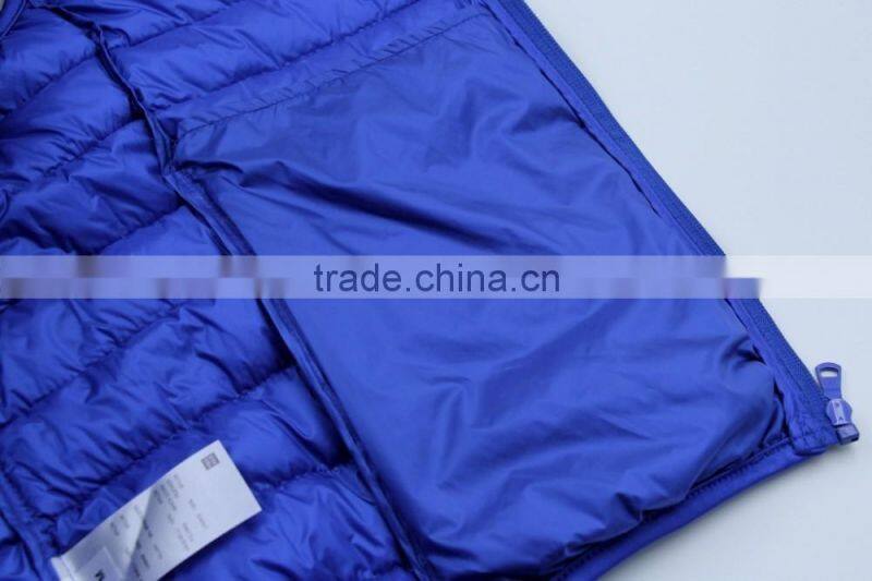 2017 Foldable Lightweight Western Duck Down Vest