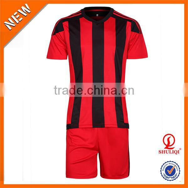 wholesale men sport wear, custom blank soccer jersey H-677
