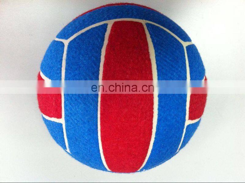 Inflatable large tennis ball for dog