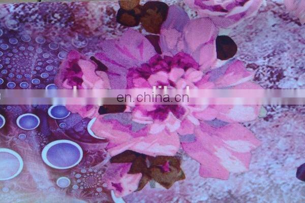 Shaoxing winfar Textile Scuba Digital Printing 100% Polyester Double Face Fabric
