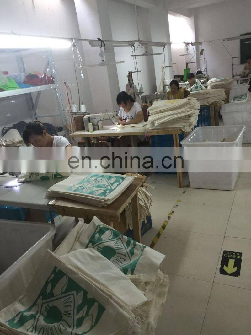 New arrival canvas drawstring Santa sack