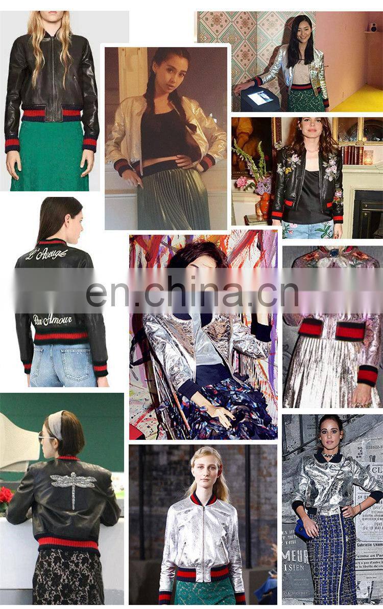 Women Autumn 2016 New Motorcycle Leather Coats Short Korean Version of Slim Real Leather Coat Female