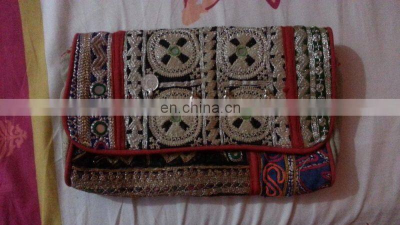 Stunning Coin leather Rabbari work Banjara Clutch bag#gypsy#bohofashion#bohochic#suede