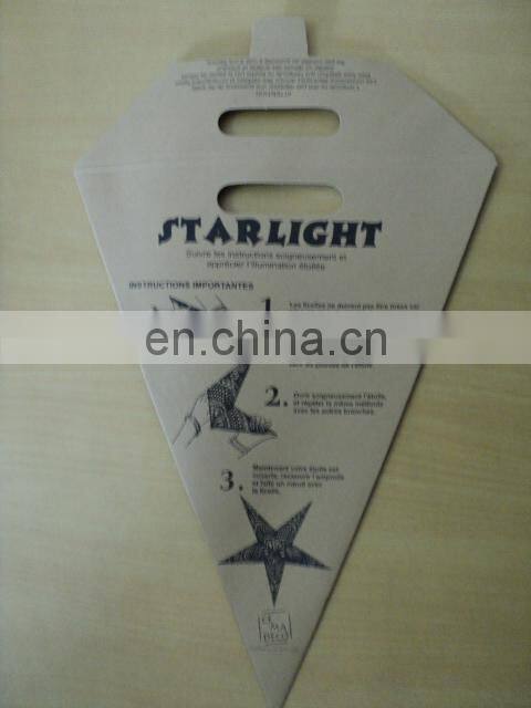 NEW GLITTER PRINTED PAPER STAR LANTERNS from india