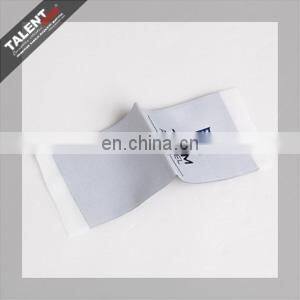 custom high density garment end fold woven label
