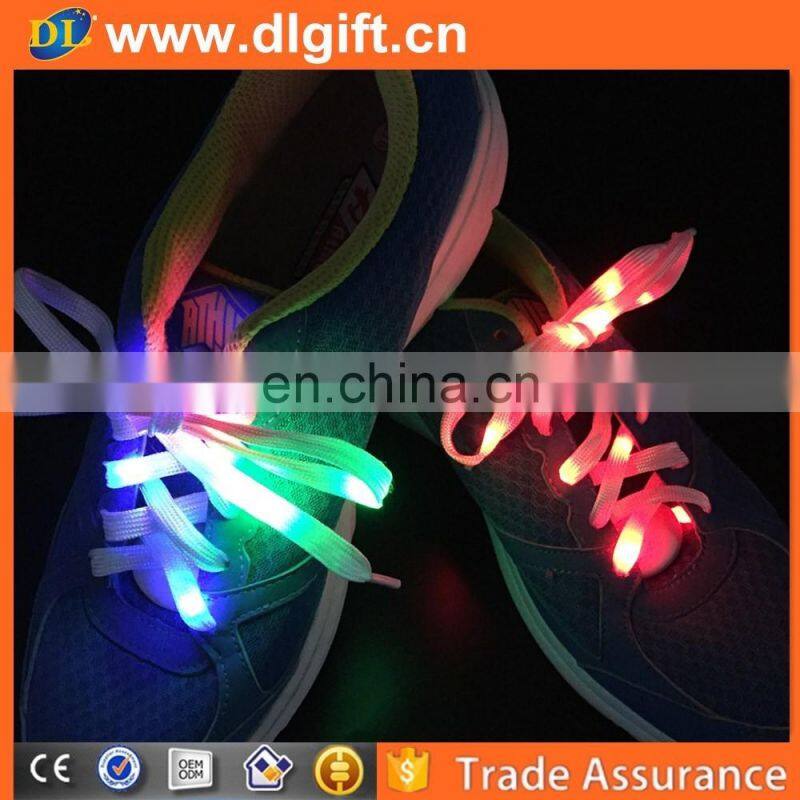 Canada best selling cheap custom led reflective shoelaces
