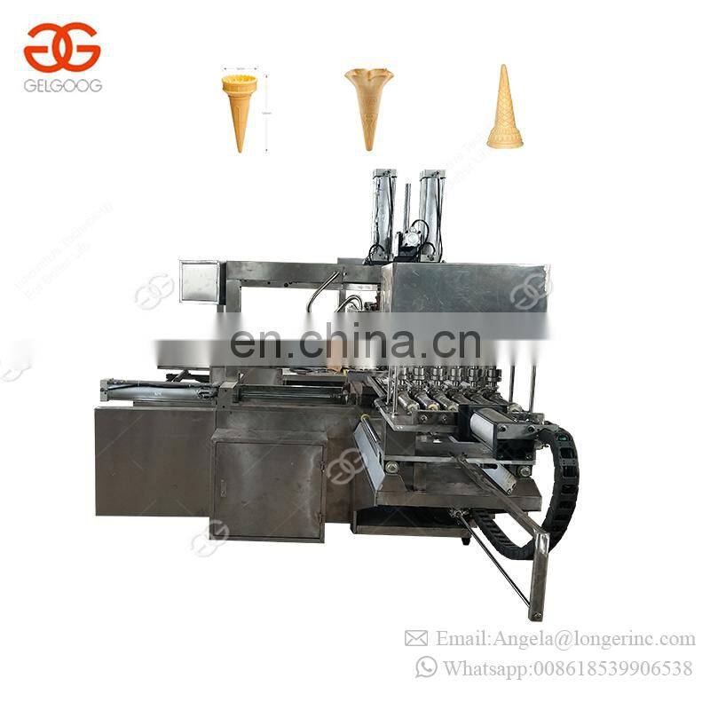 Factory Supply Sweet Waffle Mould Cone Making Machine Full Automatic Ice Cream Cone Wafer Product Line