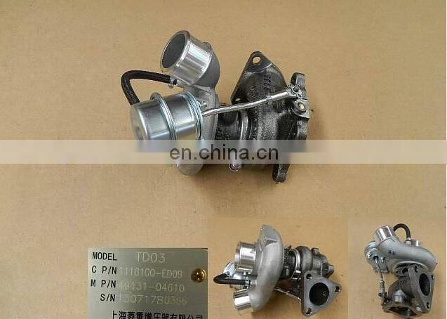 1118100-ED09 turbocharger for GW4G63