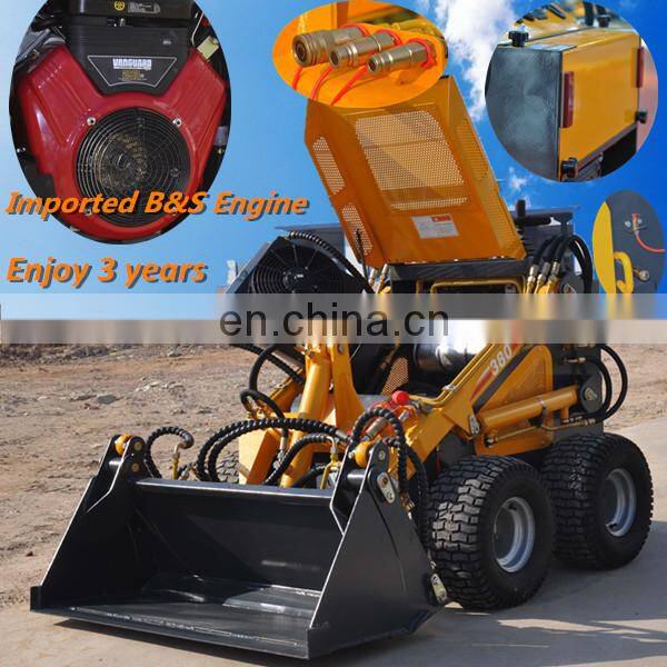 hysoon garden equipment hy380 snow blower front skid- steer loader skid steer loader