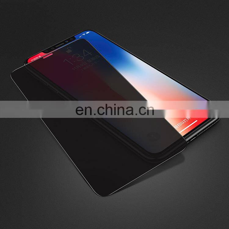 Joyroom 2017 New Premium Anti-Privacy Anti-Spy Tempered Glass Screen Protector For iPhone X
