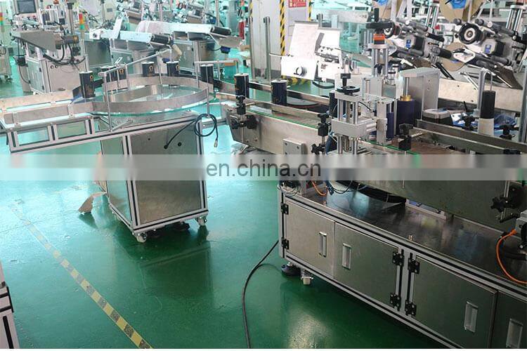 Factory Bottle Unscrambler Turntable Rotary Table with Labeling Machine