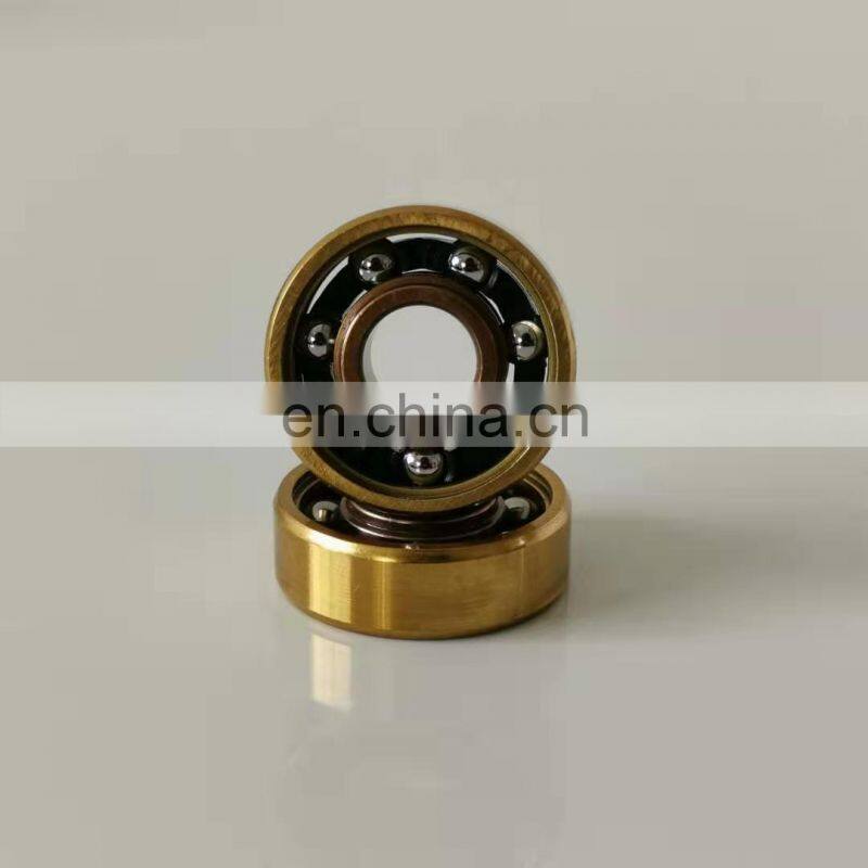 Good Performance Mixed Color Gold-RoseGold Titanium Single Row 608 Deep Groove Linear Ball Bearing