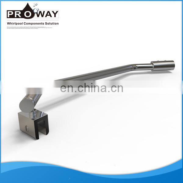 Hot Stainless Steel Pipe Corner Bath Portable Curved Shower Curtain Rod