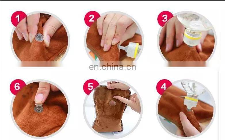2020 PVC High Quality and safty packable electric hot water bag for hand warming