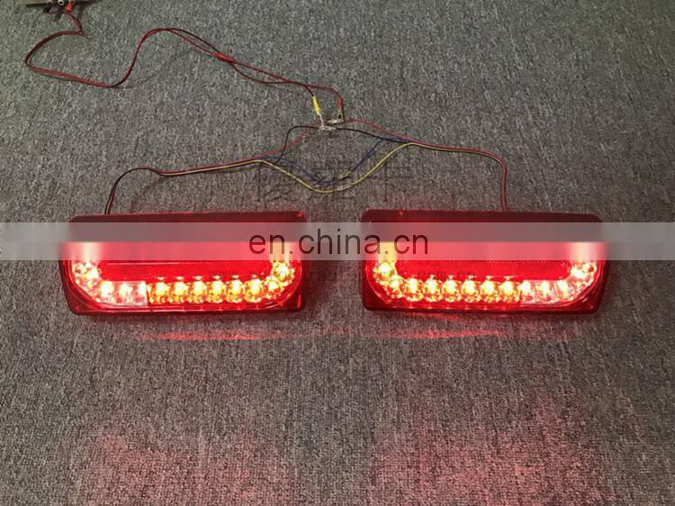 G class w463 led taillights for G63 G65 G55 G500 G350 G400 red color black color rear warning light