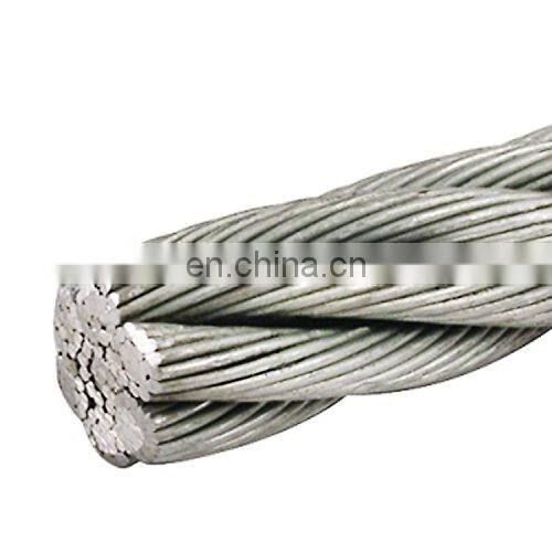 High Tensile Galvanixe Wire Rope 8X19 Manufacturer Elevator Wire Rope