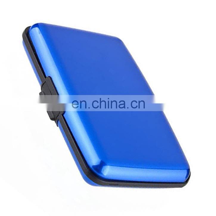 Waterproof Business ID Metal Credit Card Wallet Credit Card Holder Aluminum Metal Case Box Wholesale Business Card Holders