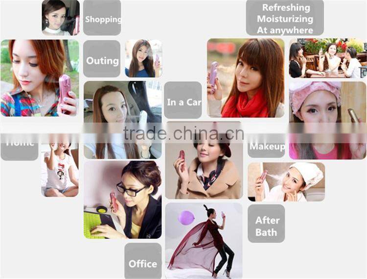 2015 Nano Handy Mist Sprayer & Beauty Salon Mini Facial Humidifier