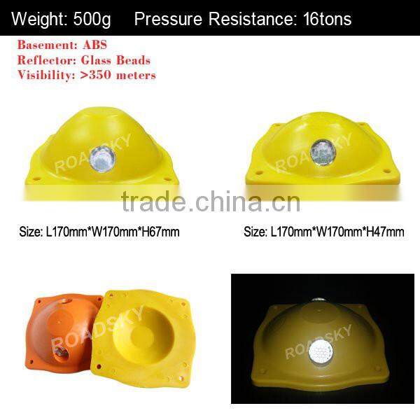 Durable Double Sides Customized 3M Reflector Plastic Road Studs
