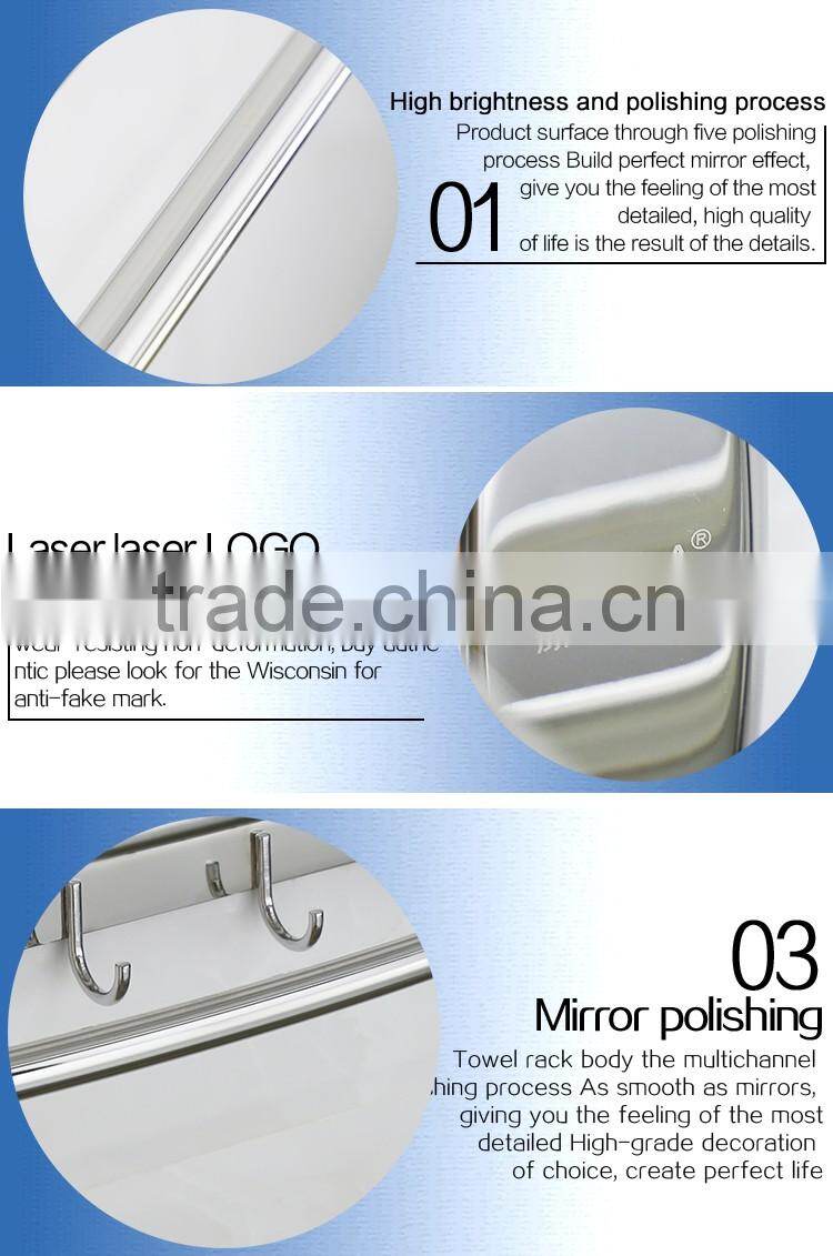 Wesda good quality Bathroom Towel rack With Hooks134