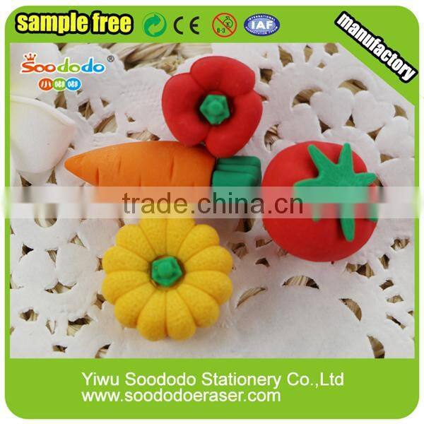 Eraser School Mini Fruit and Vegetable Erasers