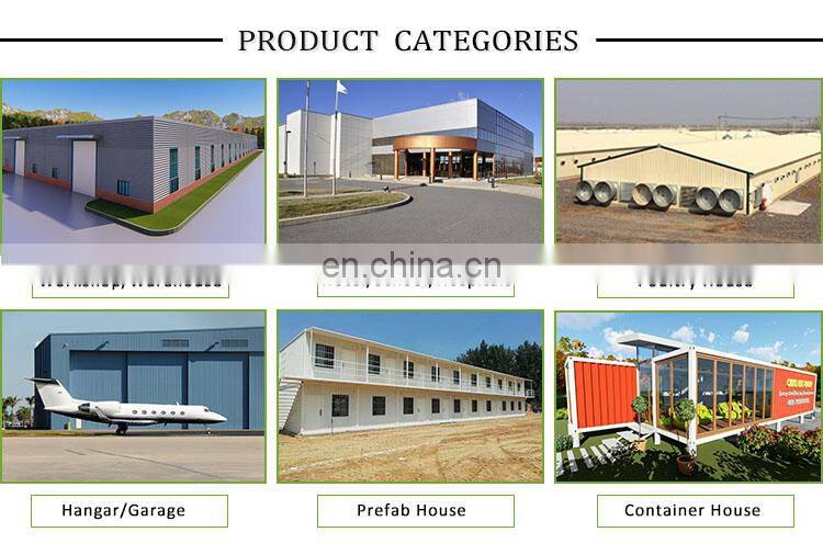 Low price steel structure poultry farm shed design
