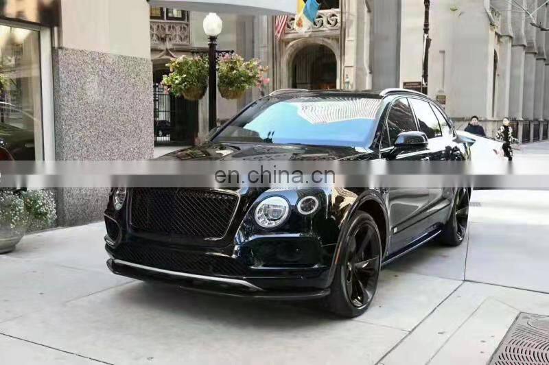 Runde Car Modification Limited Edition Body Kits For Bentley Bentayga W12 Carbon Fiber Front Rear Bumper Lip Side Skirt