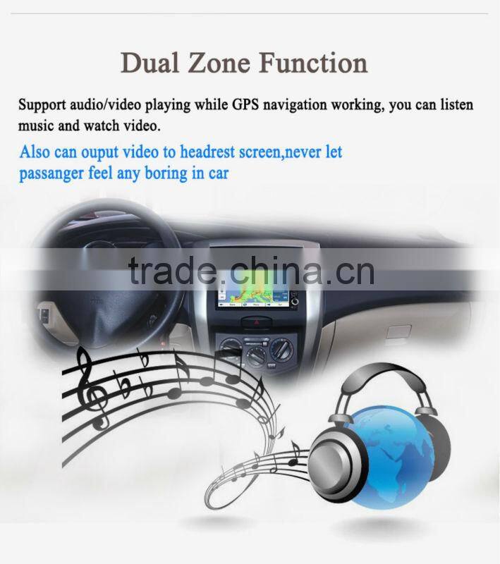 6.95"Digital Touch Screen Car Double Din GPS WINCE6.0Bluetooth Car kit Steering Wheel Control Car Radio DVD GPS USB/SD,AUX,1080P