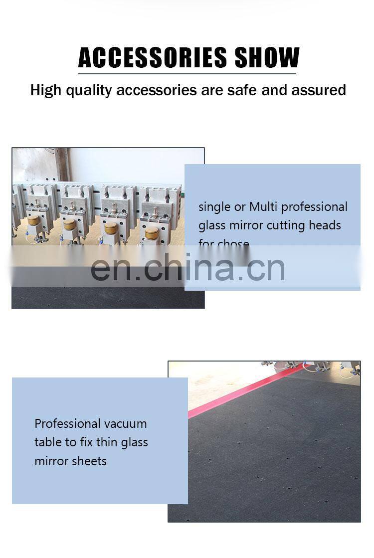 car mirror automatic round glass cutting machine/cnc glass cutting machine/multi spindle glass cutting machine price