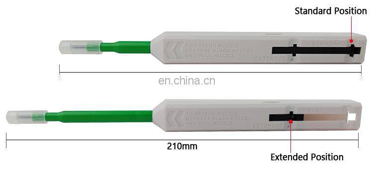 one click cheap optic fiber cleaner head 800 times lifetime