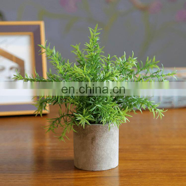 High Quality 25cm Simulation Green Plant Desktop Decoration Bonsai Wedding Decoration Artificial Plant