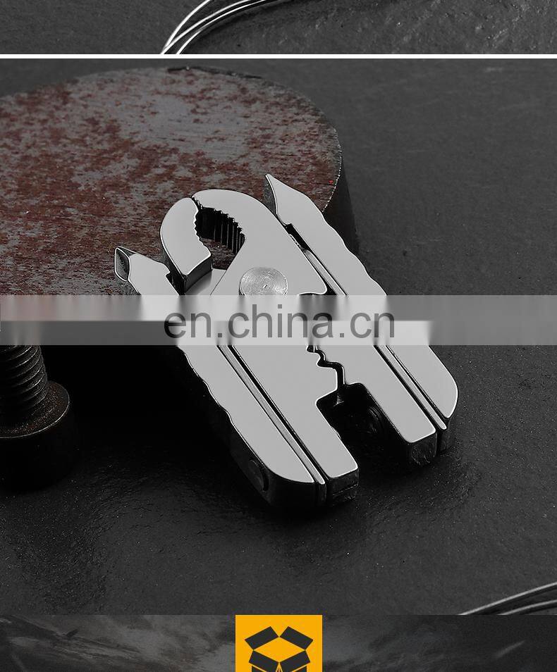 Outdoor Multifunctional Tools Stainless Steel Pliers EDC Combination Folding Pocket Tools Gift Customization