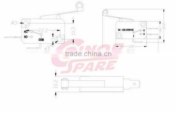 Cheap price custom high quality sliver contact micro switch