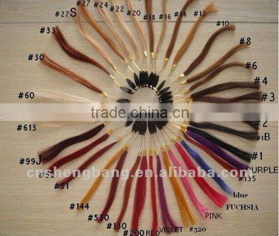 Afro human hair extension/3 pcs hair weave
