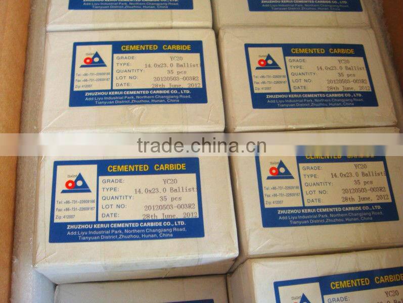 Zhuzhou tungsten carbide substrates for PDC with special small dot on the top of surface