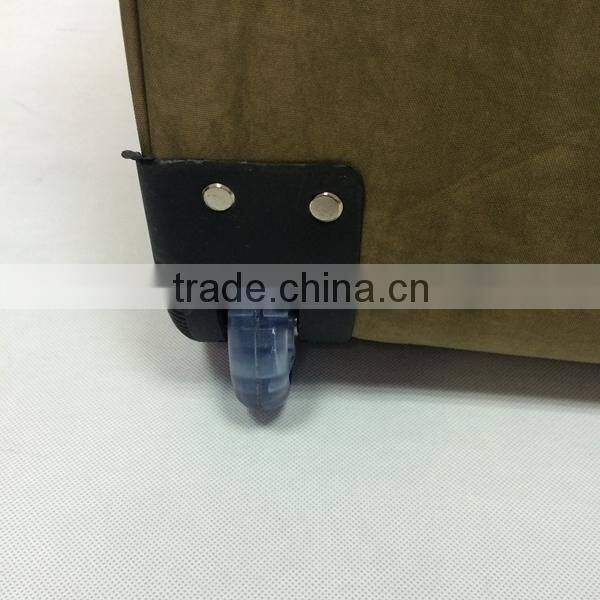 Retro-style compass luggage trolley bag(HL10)