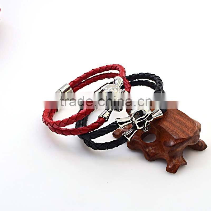 guangzhou wholesale market leather jewelry bracelet men
