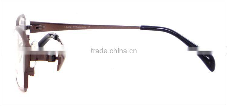 Fashion full rim Men titanium glasses frame manufacturers in china Danyang